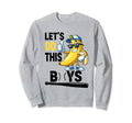 Lets Do This Baseball Mom Banana Sweatshirt - Minimalist Print for Adults - T-Shirt, Sweatshirt, Hoodie