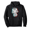 Vaporwave Aesthetic Glitch Edgy Hoodie - Casual Everyday Wear for Adults - T-Shirt, Sweatshirt, Hoodie