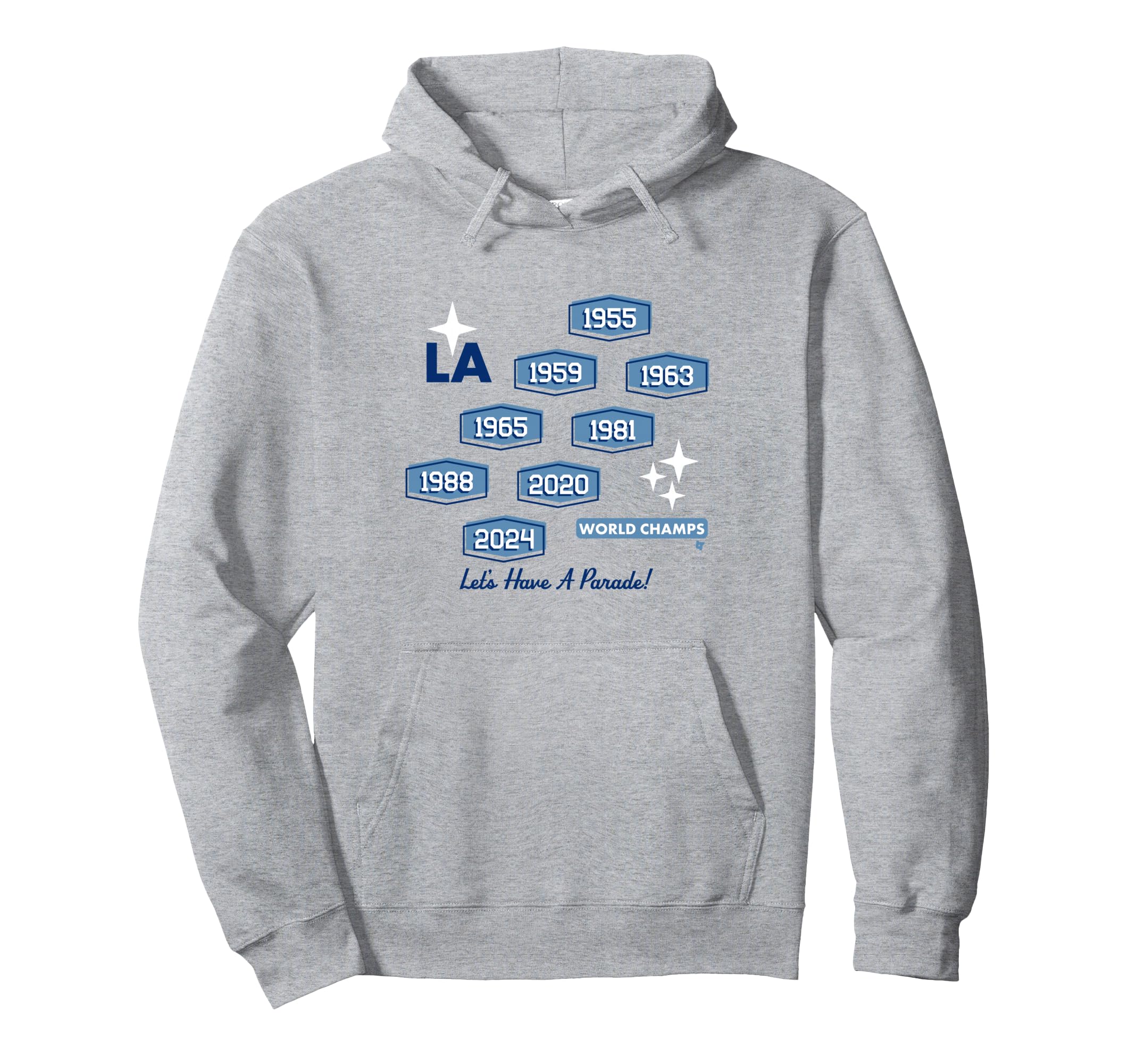 8 Time World Champs Los Angeles Baseball Hoodie - Novelty Apparel Men Women - T-Shirt, Sweatshirt, Hoodie