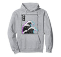 Japanese Wave Glitch Pastel Goth Art Hoodie - Custom Art Print for Adults - T-Shirt, Sweatshirt, Hoodie