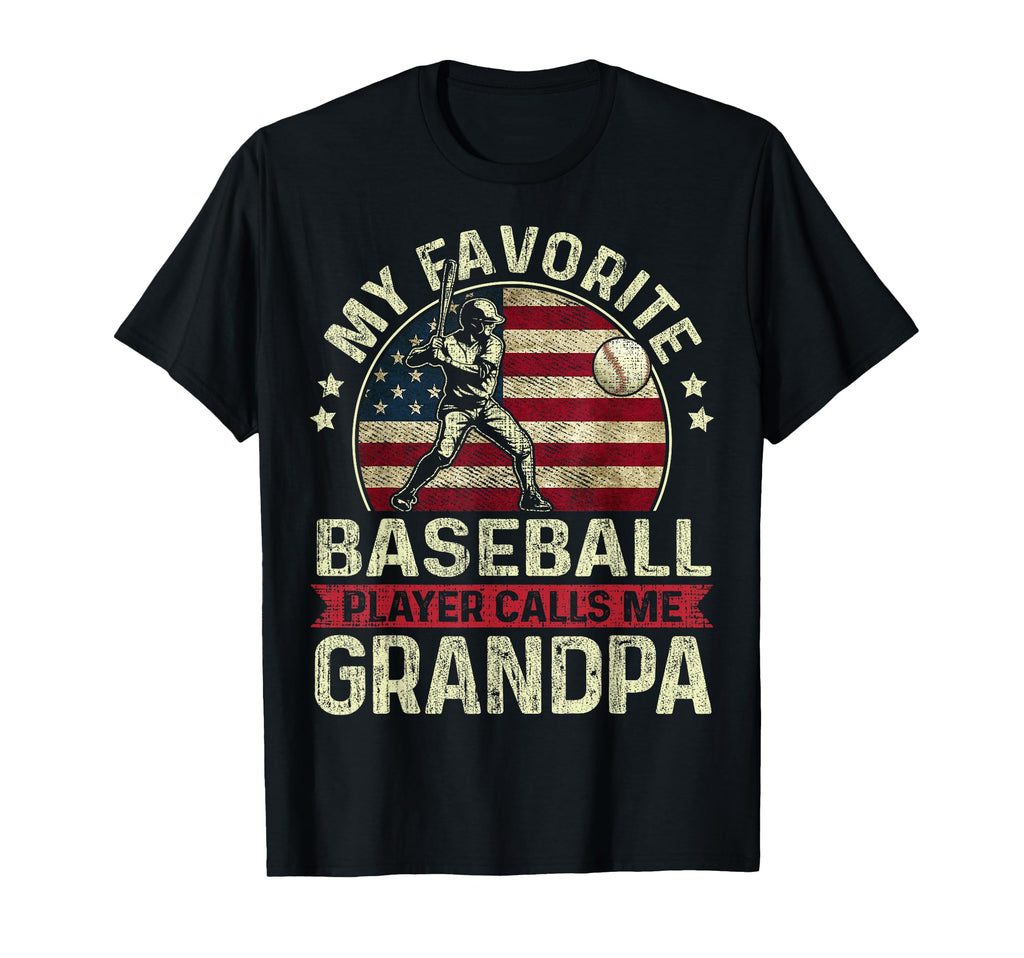 Favorite Baseball Player Calls Me Grandpa T-Shirt - Trendy Graphic Unisex - T-Shirt, Sweatshirt, Hoodie