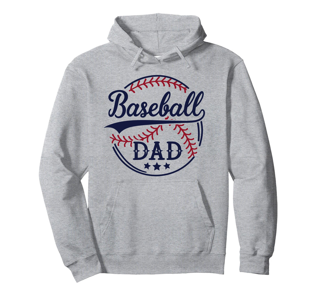 Baseball Dad Fathers Day Baseball Hoodie - Custom Art Print Unisex - T-Shirt, Sweatshirt, Hoodie