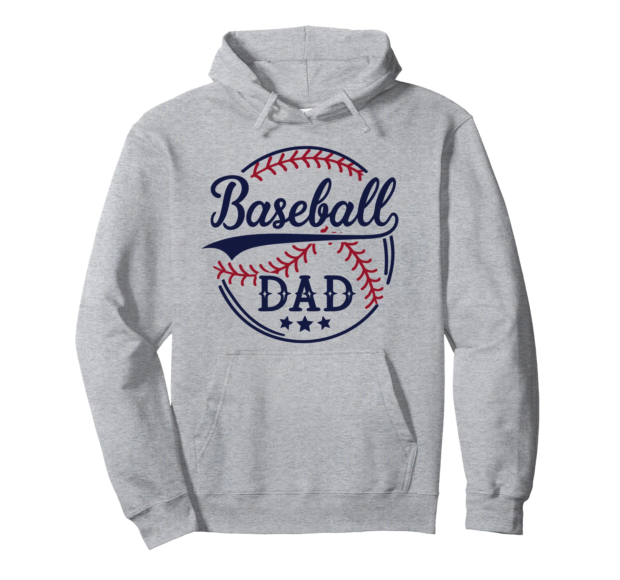 Baseball Dad Fathers Day Baseball Hoodie - Custom Art Print Unisex - T-Shirt, Sweatshirt, Hoodie