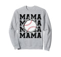 Baseball Mama Cracked Wall Family Sweatshirt - Unique Graphic Men Women - T-Shirt, Sweatshirt, Hoodie