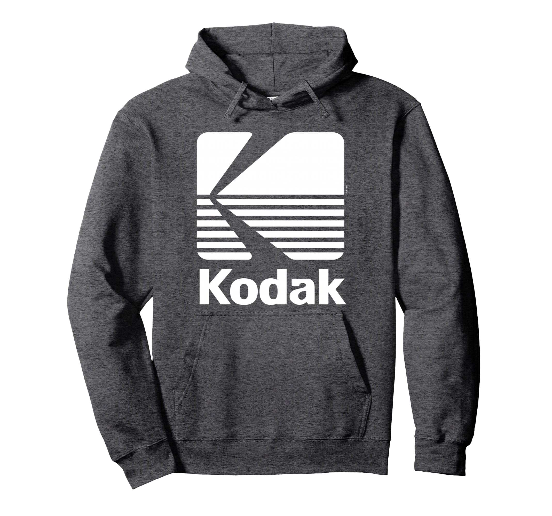 80S Kodak Logo White Hoodie - Casual Everyday Wear Unisex - T-Shirt, Sweatshirt, Hoodie