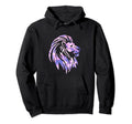 Lion 1990S Vaporwave Aesthetics Lion Hoodie - Fun Novelty Design for Adults - T-Shirt, Sweatshirt, Hoodie