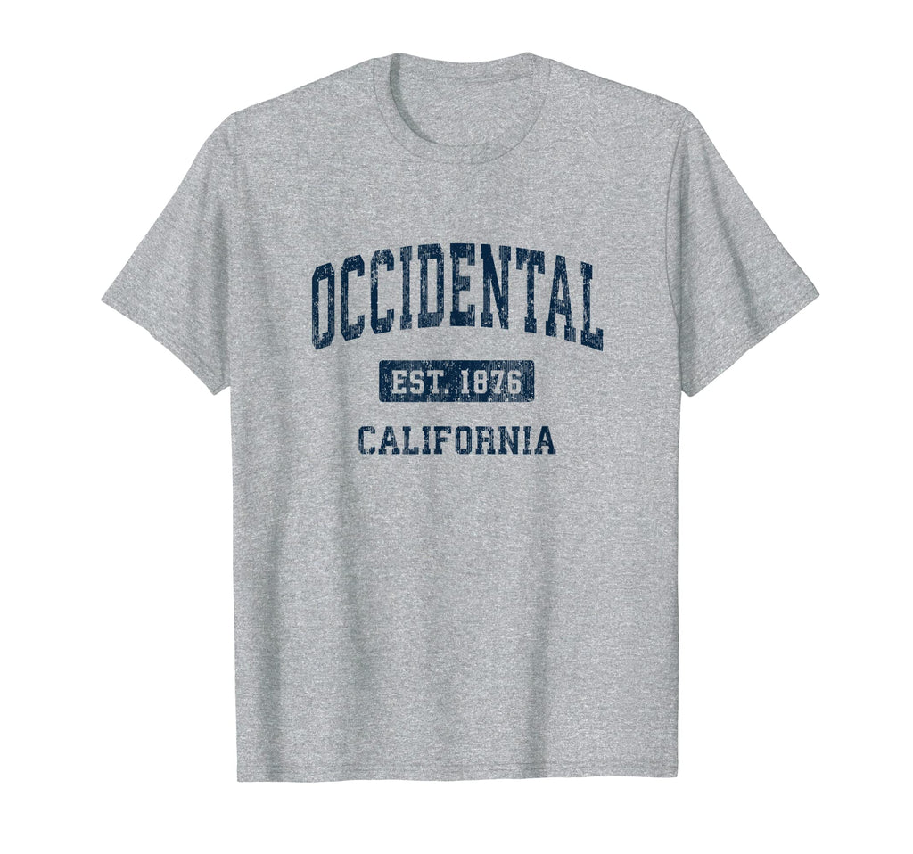 Occidental California Ca Athletic Sports T-Shirt - Novelty Apparel Unisex - T-Shirt, Sweatshirt, Hoodie