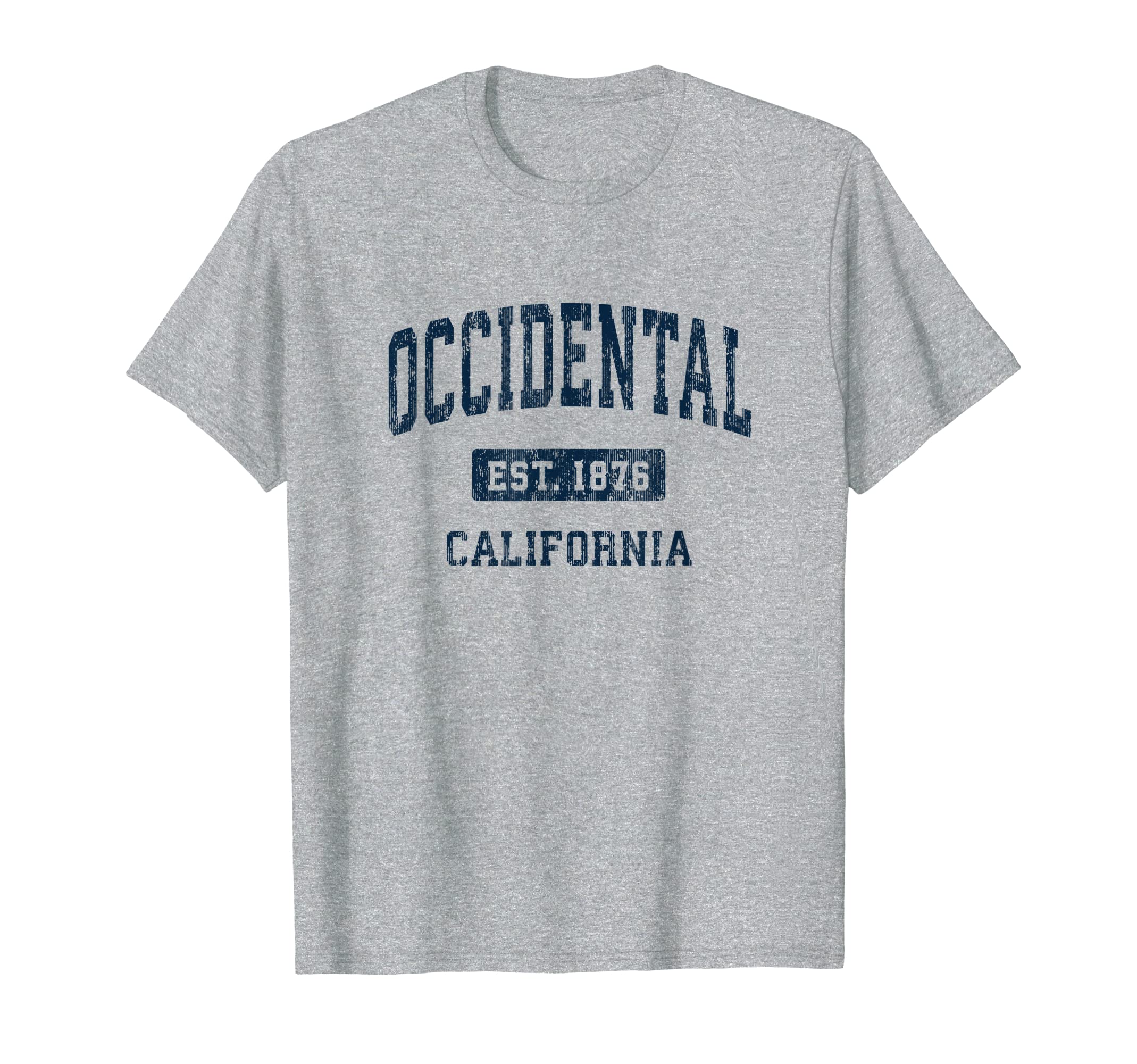Occidental California Ca Athletic Sports T-Shirt - Novelty Apparel Unisex - T-Shirt, Sweatshirt, Hoodie