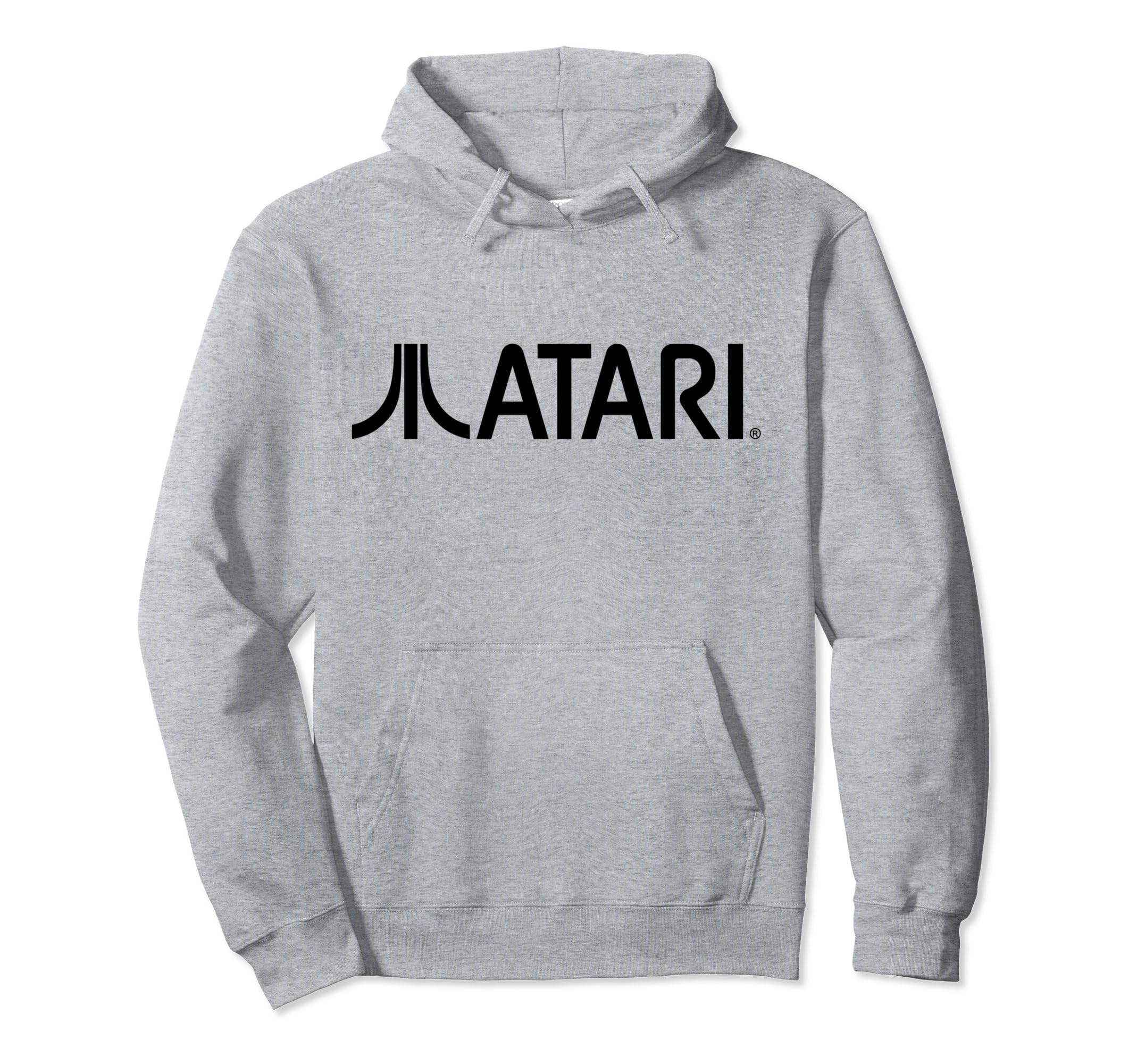 Atari Gaming Logo Black Arcade Fun Hoodie - Custom Art Print Unisex - T-Shirt, Sweatshirt, Hoodie
