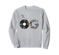 Old School Og Hip Hop Head Vinyl Cds Sweatshirt - Trendy Graphic Men Women - T-Shirt, Sweatshirt, Hoodie