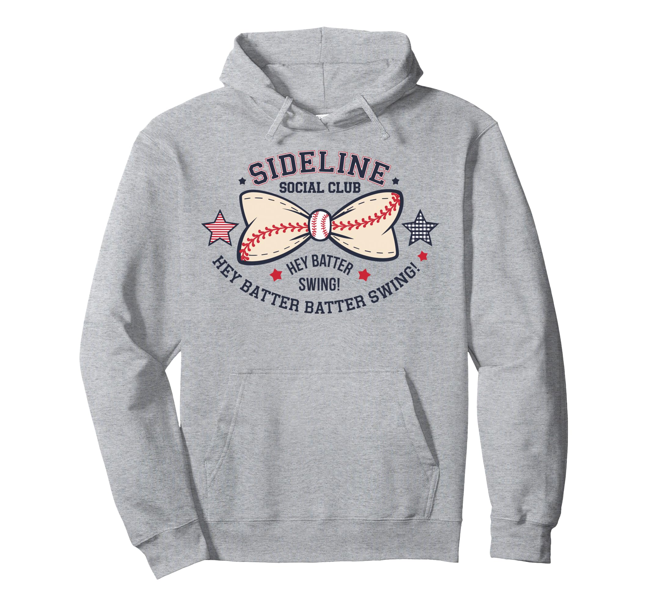 Funny Baseball Sideline Social Hoodie - Casual Everyday Wear for Adults - T-Shirt, Sweatshirt, Hoodie