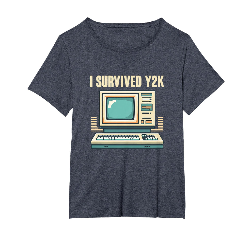 I Survived Y2K Computer Funny Year 2000 T-Shirt - Graphic Print Men Women - T-Shirt, Sweatshirt, Hoodie