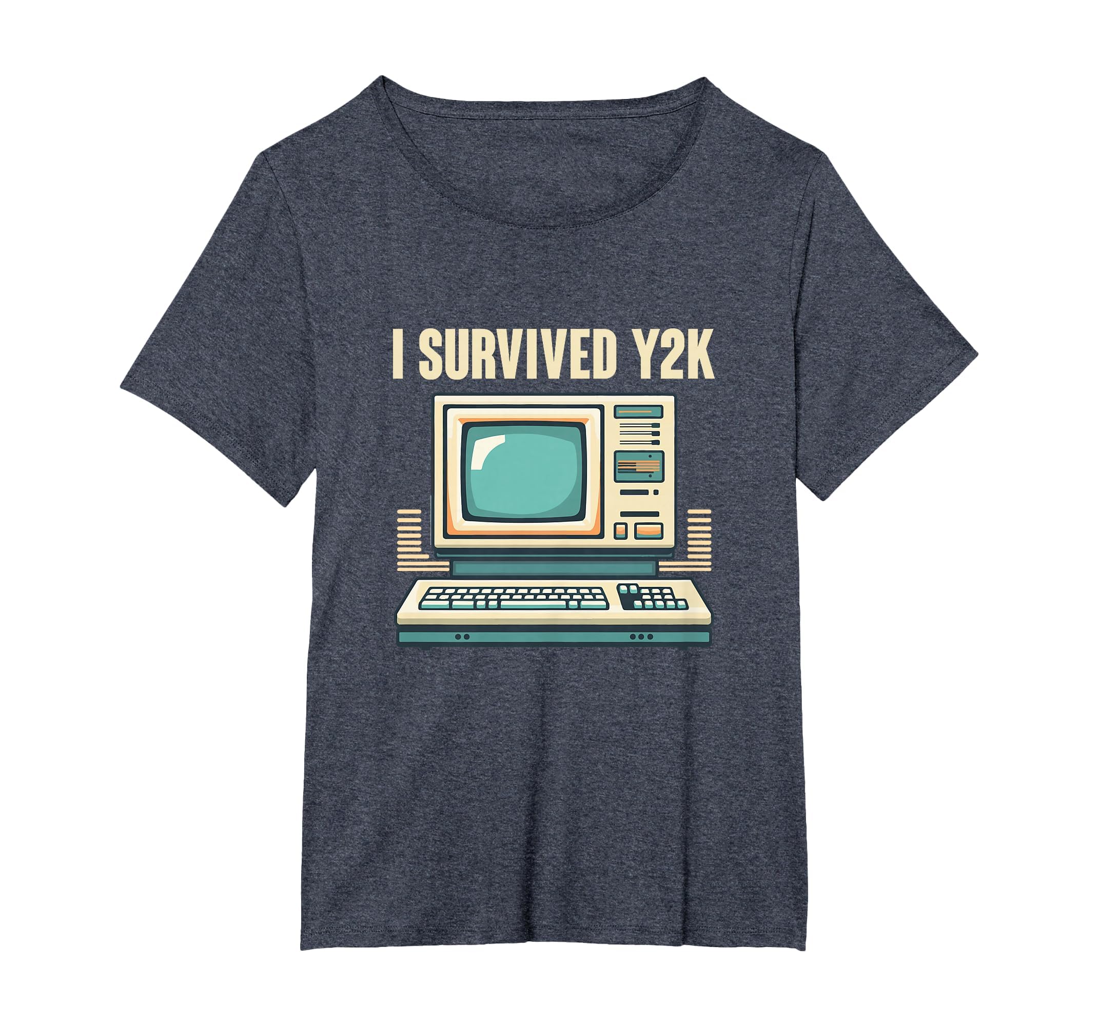 I Survived Y2K Computer Funny Year 2000 T-Shirt - Graphic Print Men Women - T-Shirt, Sweatshirt, Hoodie