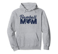 Baseball Mom Funny Heart Present Hoodie - Aesthetic Graphic Men Women - T-Shirt, Sweatshirt, Hoodie