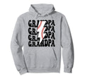 Lightning Groovy Proud Baseball Grandpa Hoodie - Aesthetic Graphic Unisex - T-Shirt, Sweatshirt, Hoodie