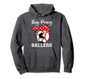 Busy Raising Ballers Funny Baseball Hoodie - Custom Art Print for Adults - T-Shirt, Sweatshirt, Hoodie