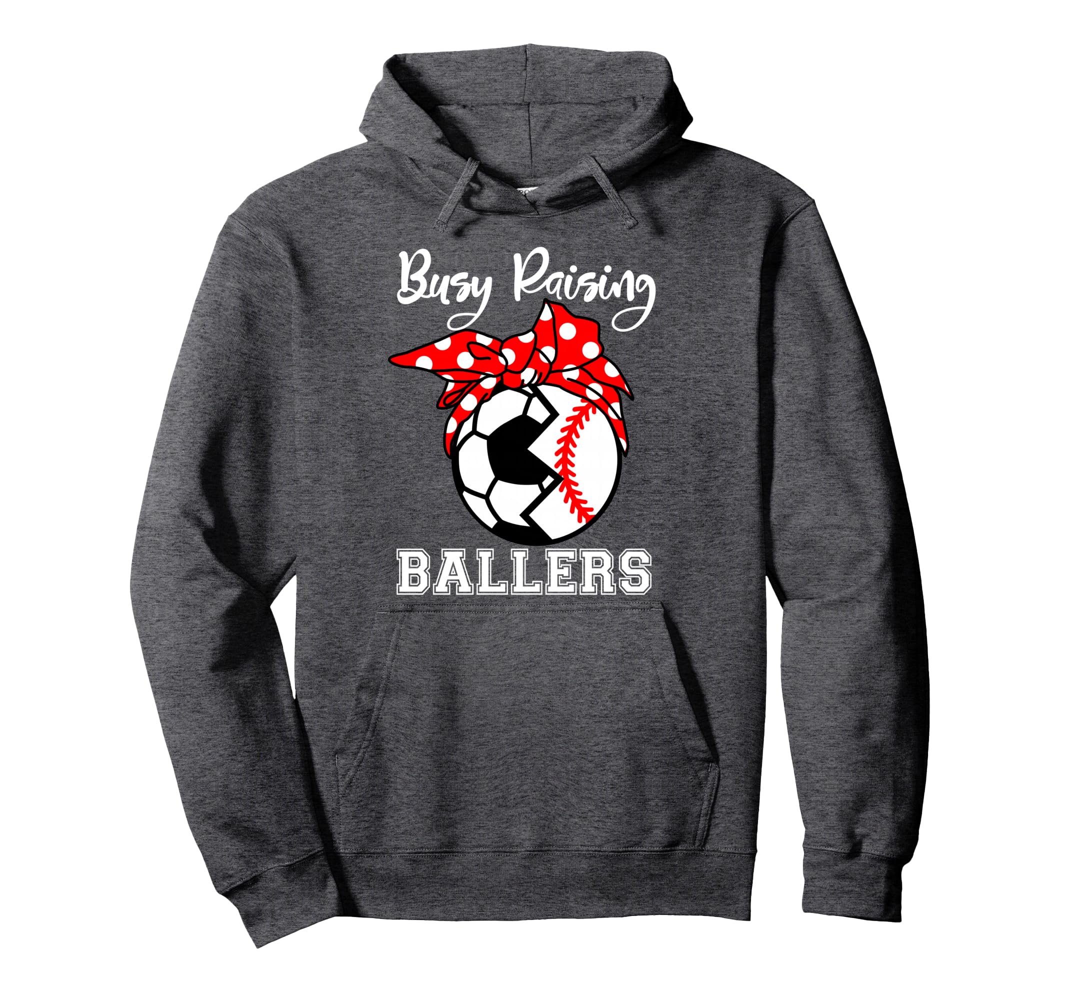 Busy Raising Ballers Funny Baseball Hoodie - Custom Art Print for Adults - T-Shirt, Sweatshirt, Hoodie