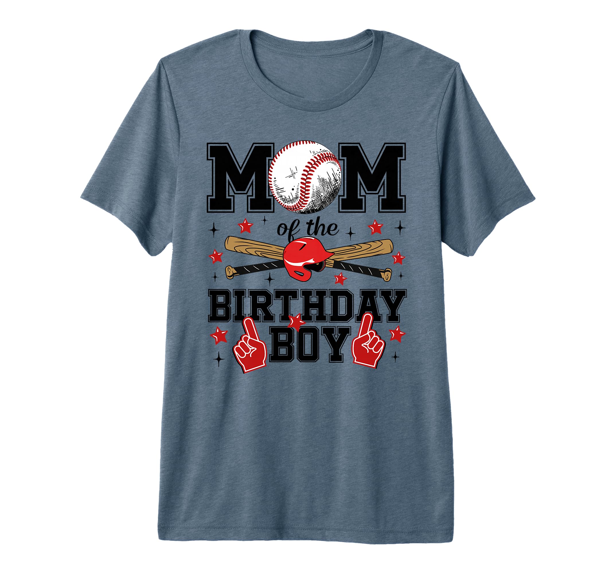 Mom Birthday Baseball Sport Family T-Shirt - Graphic Print for Adults - T-Shirt, Sweatshirt, Hoodie