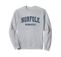 Norfolk Nebraska Ne Varsity Sports Sweatshirt - Novelty Apparel for Adults - T-Shirt, Sweatshirt, Hoodie