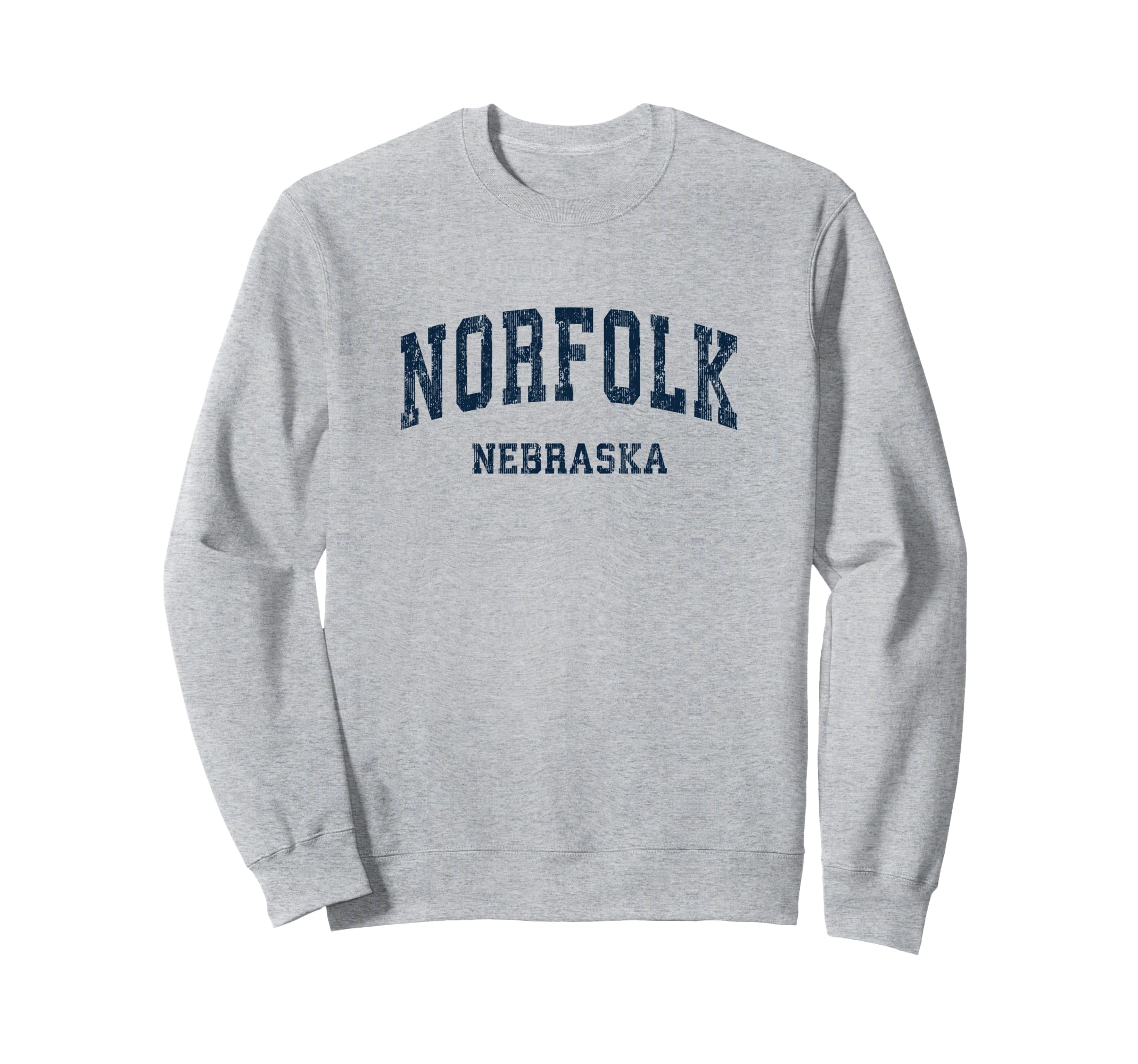 Norfolk Nebraska Ne Varsity Sports Sweatshirt - Novelty Apparel for Adults - T-Shirt, Sweatshirt, Hoodie