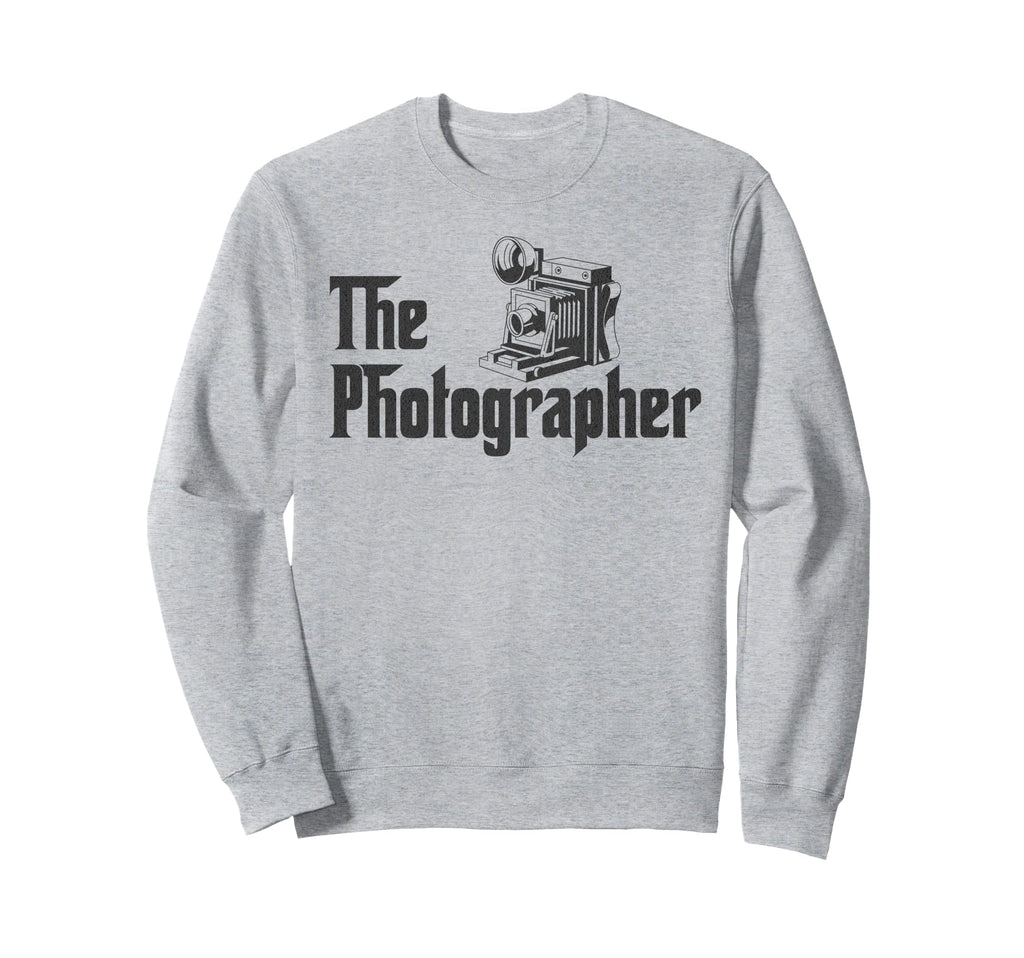 Camera Photographer Sweatshirt - Novelty Apparel for Adults - T-Shirt, Sweatshirt, Hoodie