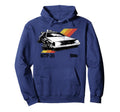 Back To Future 35Th Stripe Delorean Hoodie - Aesthetic Graphic for Adults - T-Shirt, Sweatshirt, Hoodie