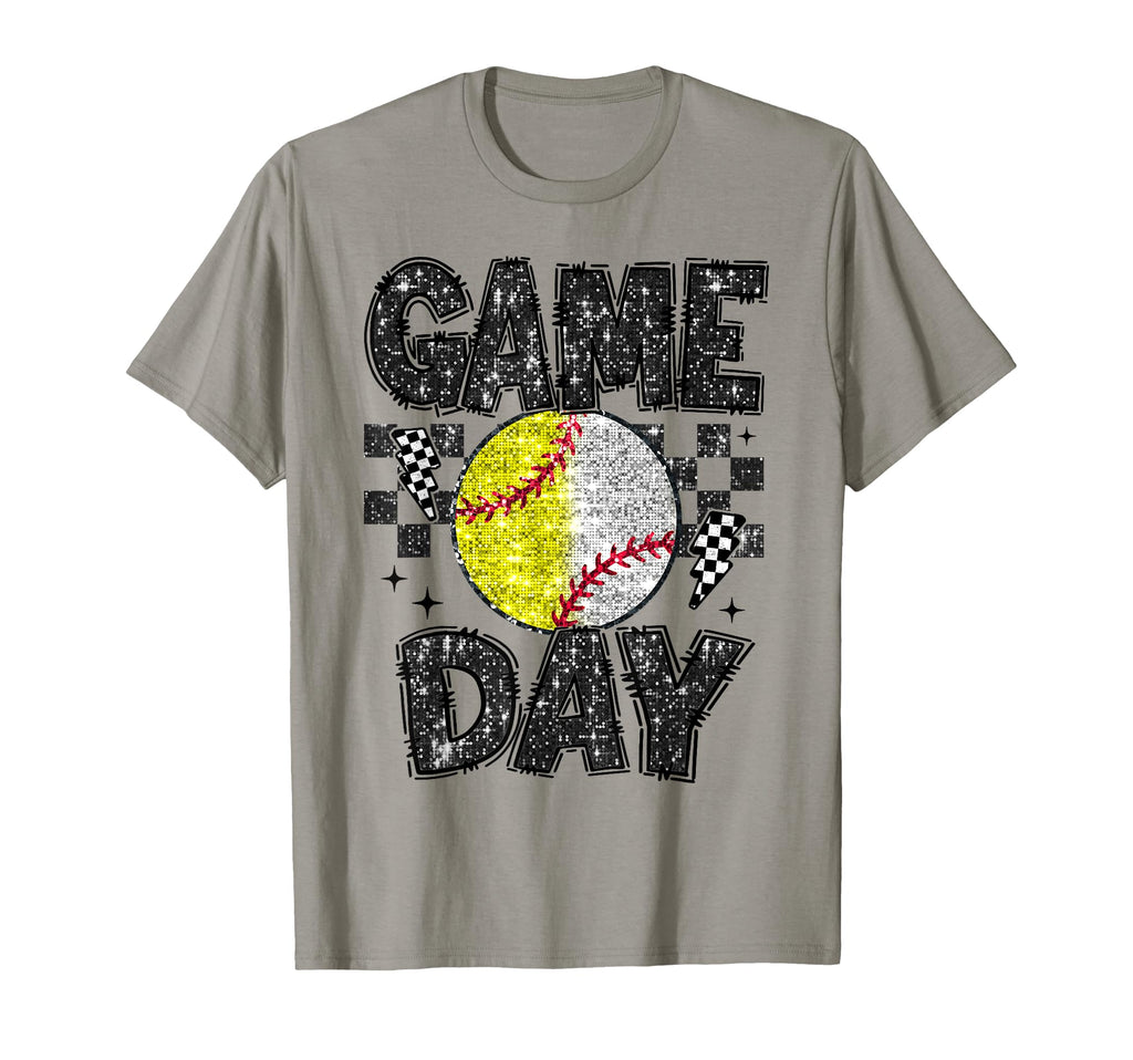 Softball Game Day Baseball Game Day T-Shirt - Fun Novelty Design Men Women - T-Shirt, Sweatshirt, Hoodie