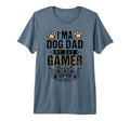 Mens Dog Dad Day Gamer Night Fathers T-Shirt - Trendy Graphic for Adults - T-Shirt, Sweatshirt, Hoodie
