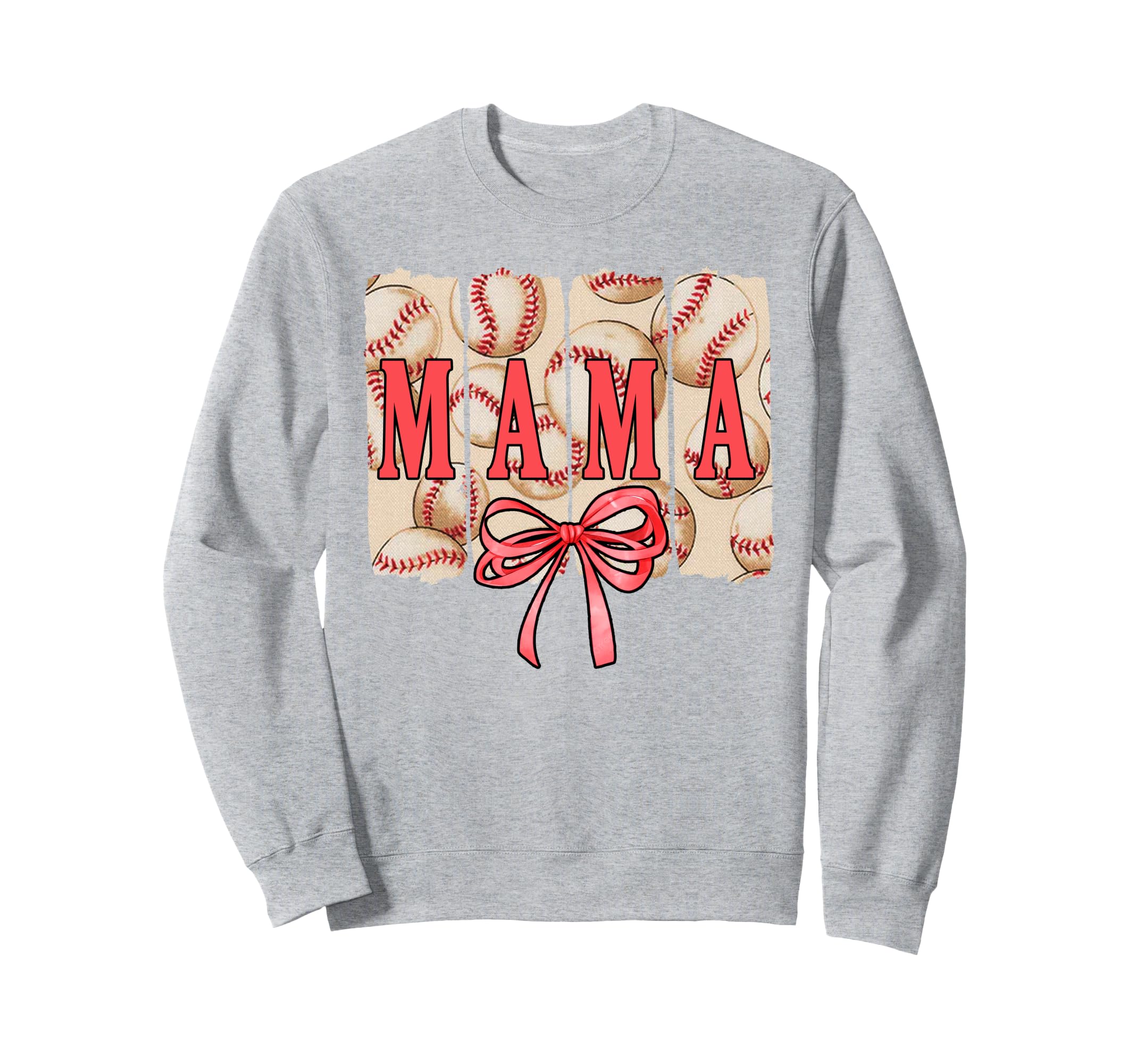 Baseball Mama Loud Proud Baseball Sweatshirt - Aesthetic Graphic Unisex - T-Shirt, Sweatshirt, Hoodie