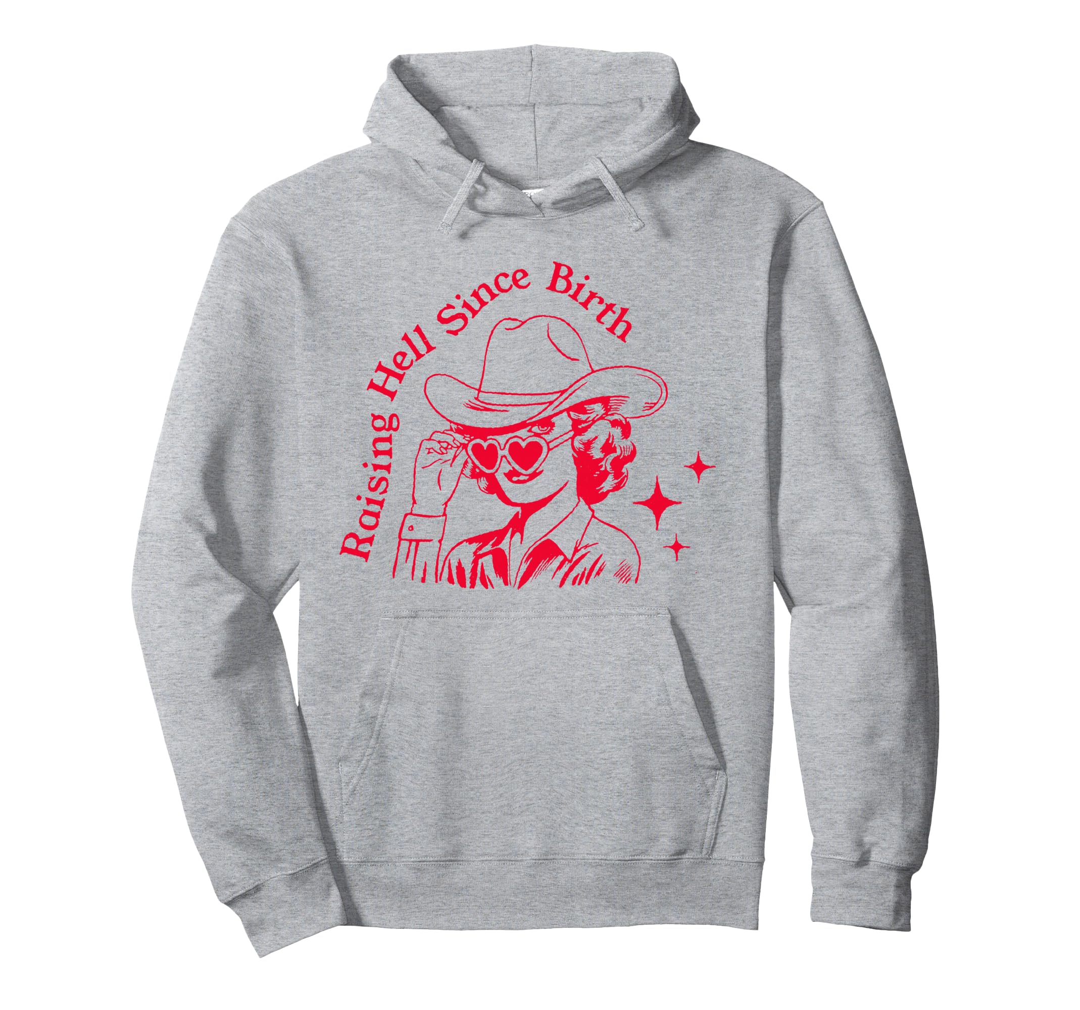 Raising Hell Since Birth Boho Hoodie - Aesthetic Graphic for Adults - T-Shirt, Sweatshirt, Hoodie