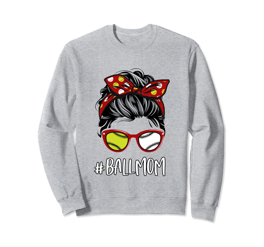 Softball Mom Baseball Softball Sweatshirt - Trendy Graphic for Adults - T-Shirt, Sweatshirt, Hoodie