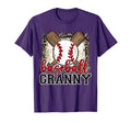 Baseball Granny Leopard Baseball Lover T-Shirt - Fun Novelty Design Unisex - T-Shirt, Sweatshirt, Hoodie