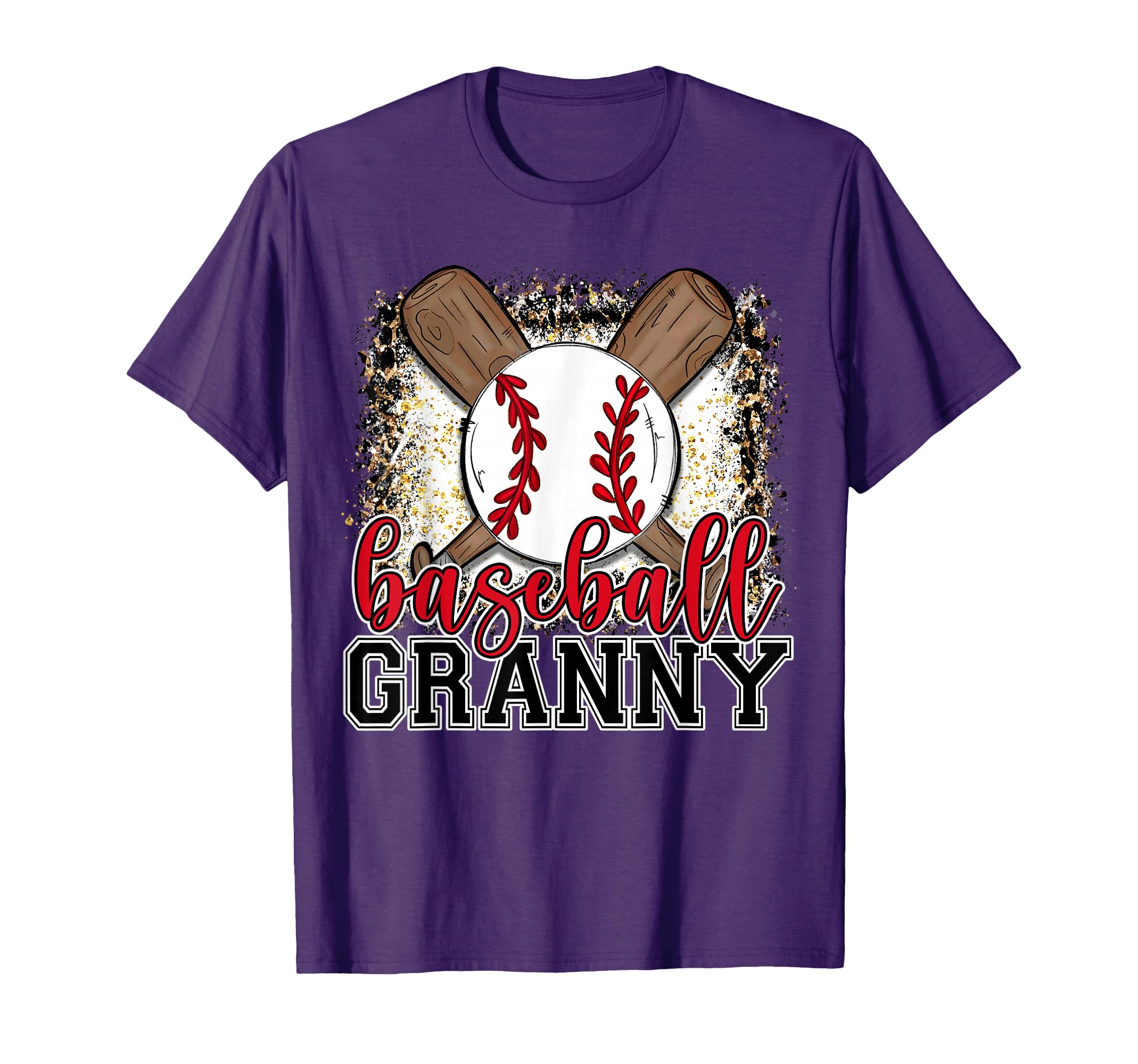 Baseball Granny Leopard Baseball Lover T-Shirt - Fun Novelty Design Unisex - T-Shirt, Sweatshirt, Hoodie