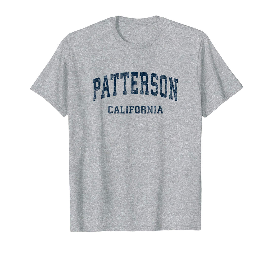 Patterson California Ca Varsity Sports Navy T-Shirt - Graphic Print Unisex - T-Shirt, Sweatshirt, Hoodie