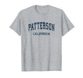 Patterson California Ca Varsity Sports Navy T-Shirt - Graphic Print Unisex - T-Shirt, Sweatshirt, Hoodie