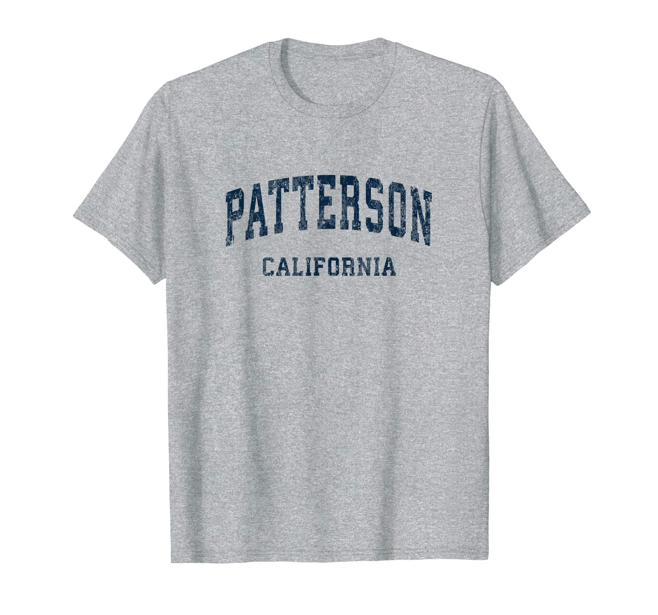 Patterson California Ca Varsity Sports Navy T-Shirt - Graphic Print Unisex - T-Shirt, Sweatshirt, Hoodie