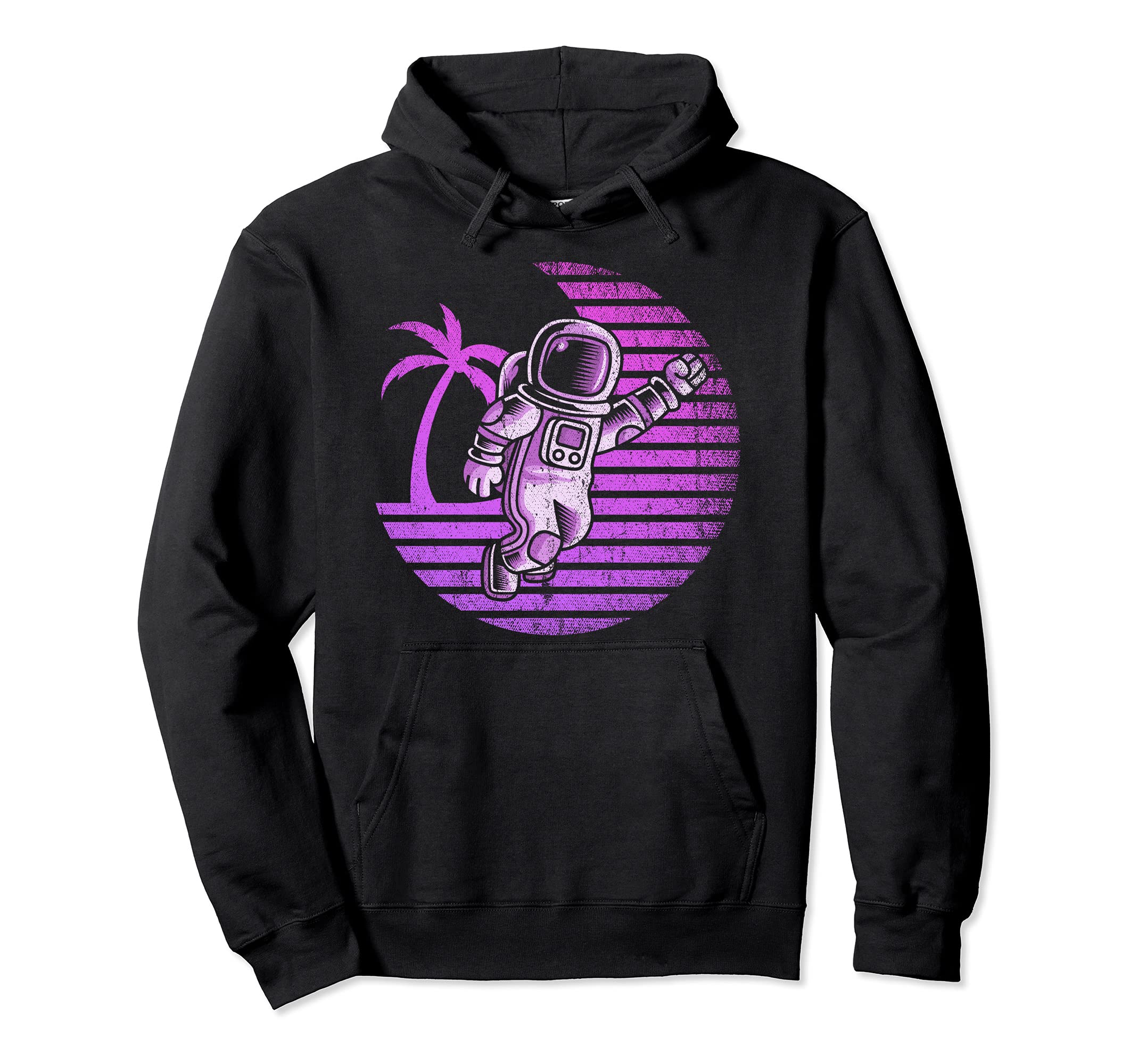 Palm Trees Synthwave 80S Art Vaporwave Hoodie - Streetwear Style Men Women - T-Shirt, Sweatshirt, Hoodie
