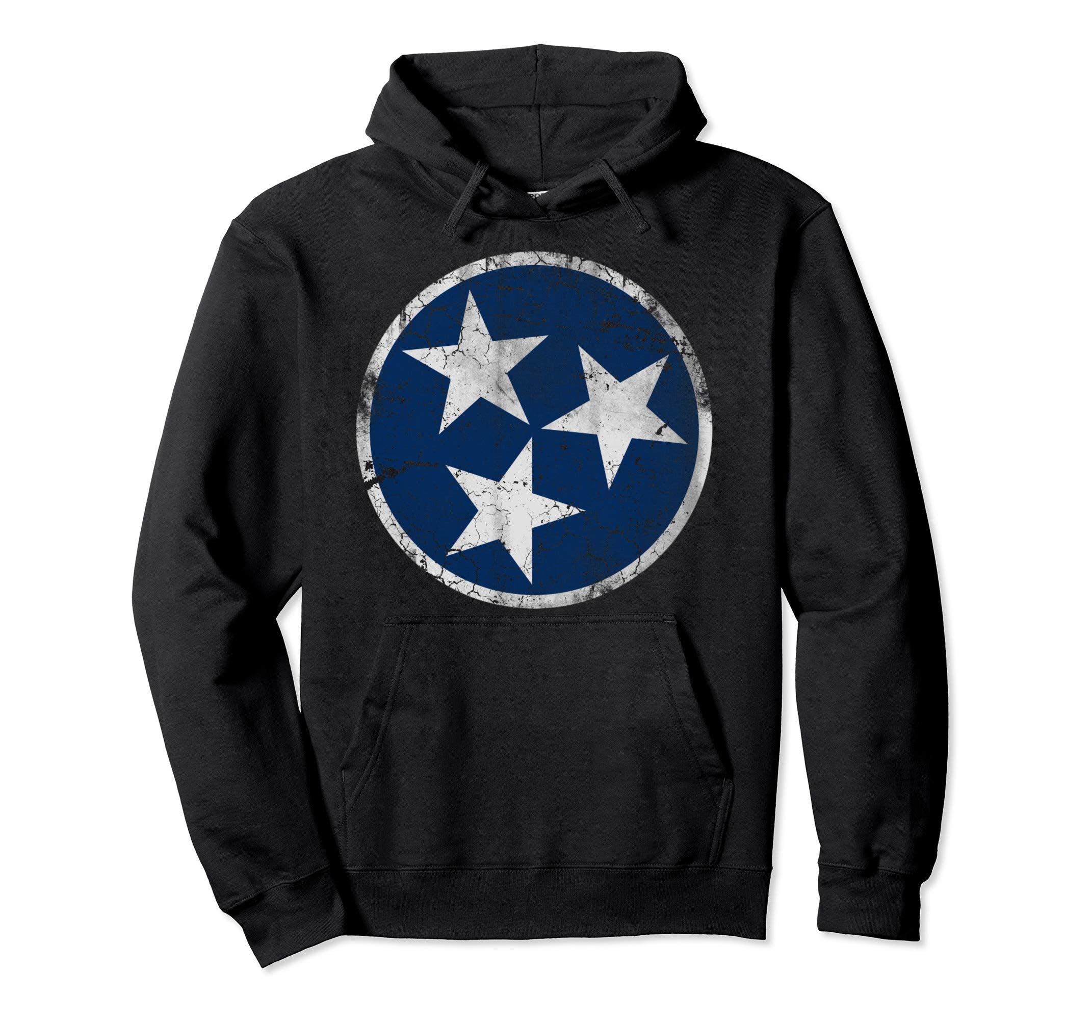 State Flag Tennessee Distressed Fade Hoodie - Fun Novelty Design Unisex - T-Shirt, Sweatshirt, Hoodie