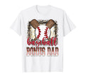 Baseball Bonus Dad Leopard Proud Ball Bonus T-Shirt - Graphic Print Unisex - T-Shirt, Sweatshirt, Hoodie