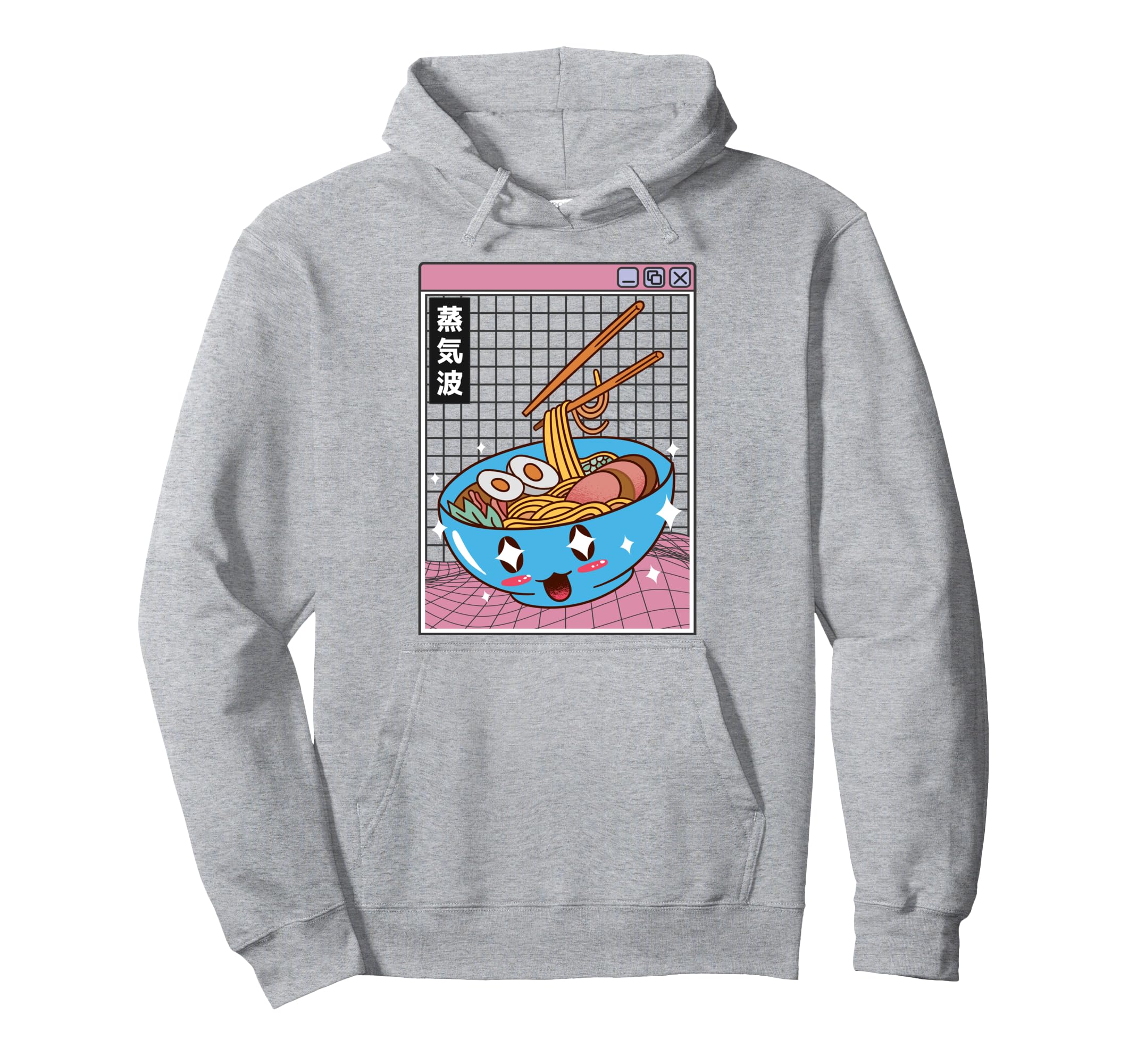 Happy Ramen Bowl Digital Japan Otaku Anime Hoodie - Trendy Graphic Unisex - T-Shirt, Sweatshirt, Hoodie