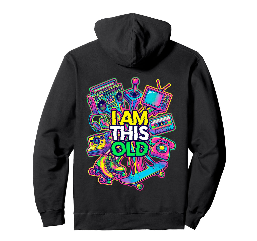 1980S Nostalgia Love 80S Vibes Hoodie - Casual Everyday Wear for Adults - T-Shirt, Sweatshirt, Hoodie