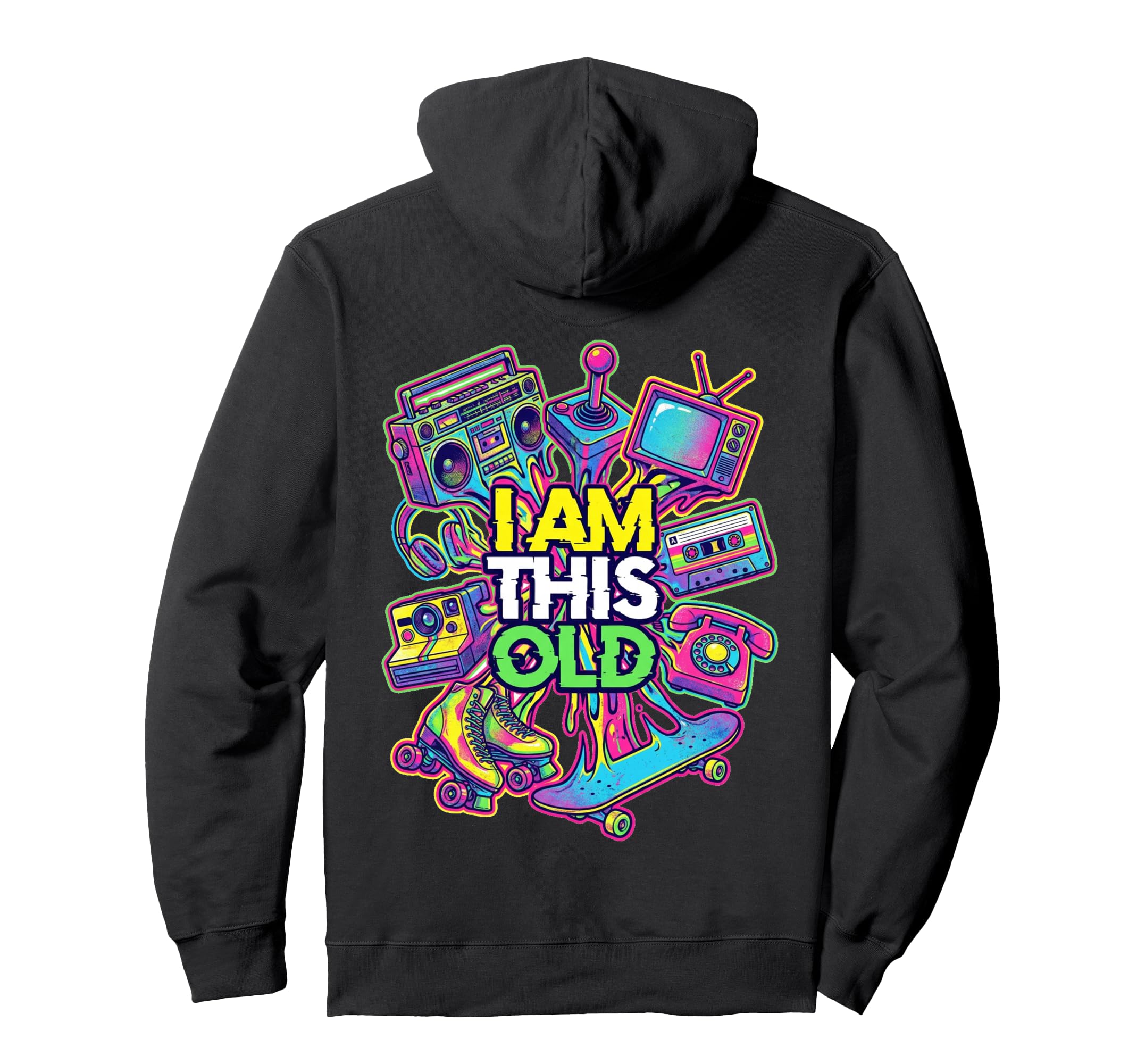 1980S Nostalgia Love 80S Vibes Hoodie - Casual Everyday Wear for Adults - T-Shirt, Sweatshirt, Hoodie