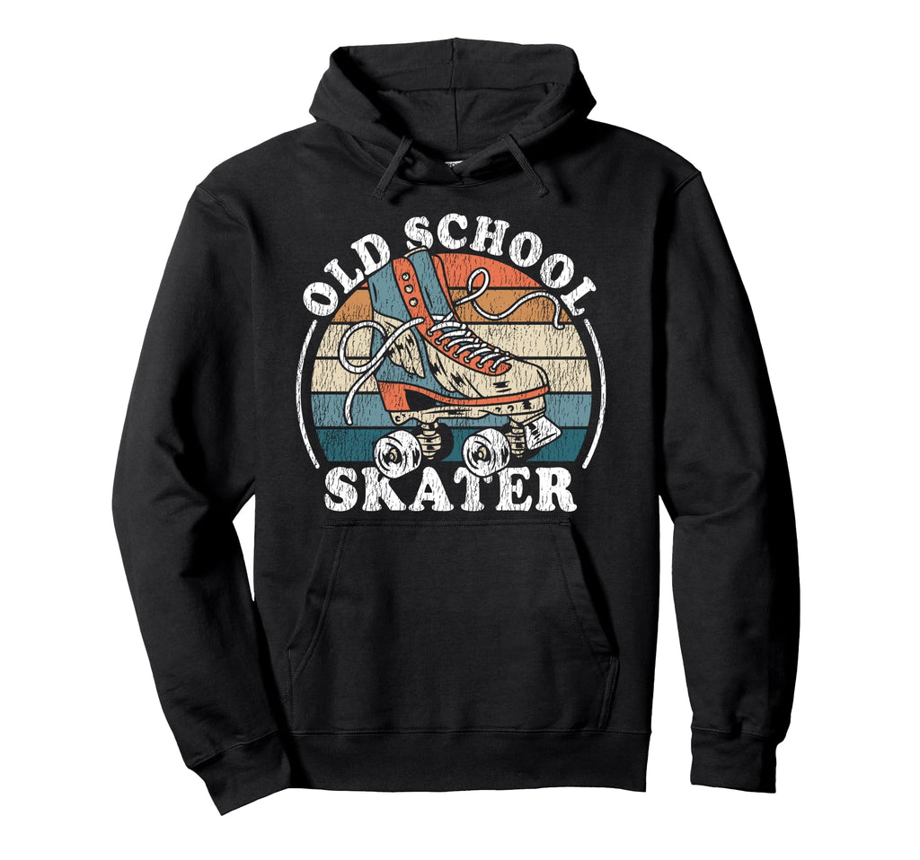 Roller Skating Skate 1970S Old Hoodie - Minimalist Print Men Women - T-Shirt, Sweatshirt, Hoodie