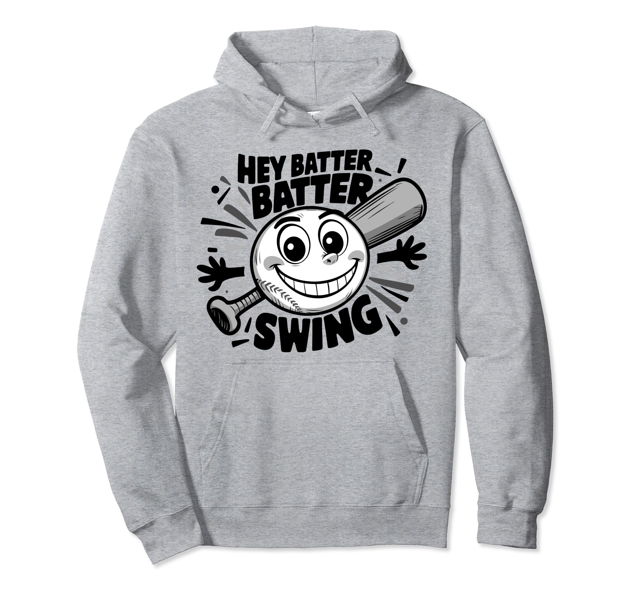 Hey Batter Batter Swing Baseball Mom Dad Hoodie - Unique Graphic Men Women - T-Shirt, Sweatshirt, Hoodie