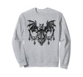 Bat Coquette Bow Halloween Bow Sweatshirt - Custom Art Print Men Women - T-Shirt, Sweatshirt, Hoodie