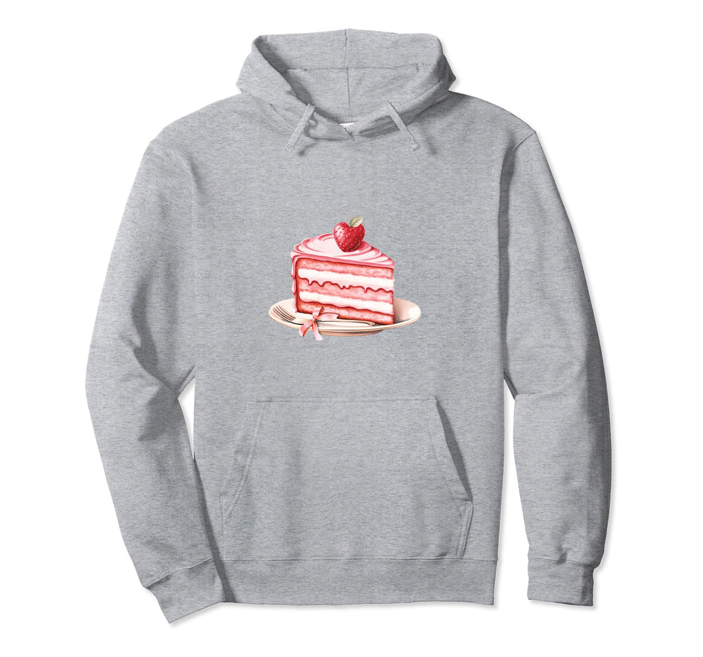 Coquette Strawberry Cake Girlcore Hoodie - Fun Novelty Design Men Women - T-Shirt, Sweatshirt, Hoodie