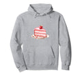 Coquette Strawberry Cake Girlcore Hoodie - Fun Novelty Design Men Women - T-Shirt, Sweatshirt, Hoodie