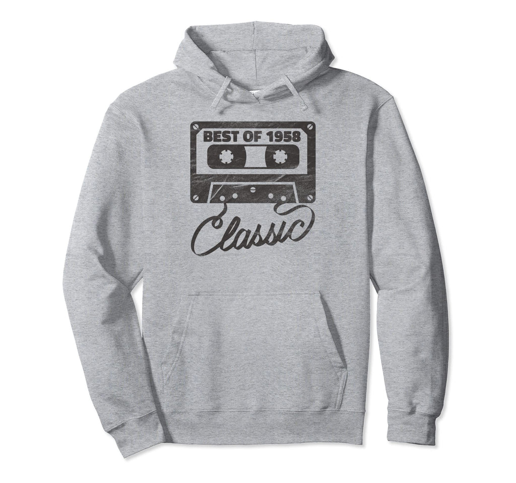 Best 1958 Birthday Gifts Cassette Tape Hoodie - Custom Art Print Unisex - T-Shirt, Sweatshirt, Hoodie