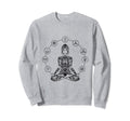 Distressed Chakras Yoga Pose Sweatshirt - Custom Art Print Men Women - T-Shirt, Sweatshirt, Hoodie