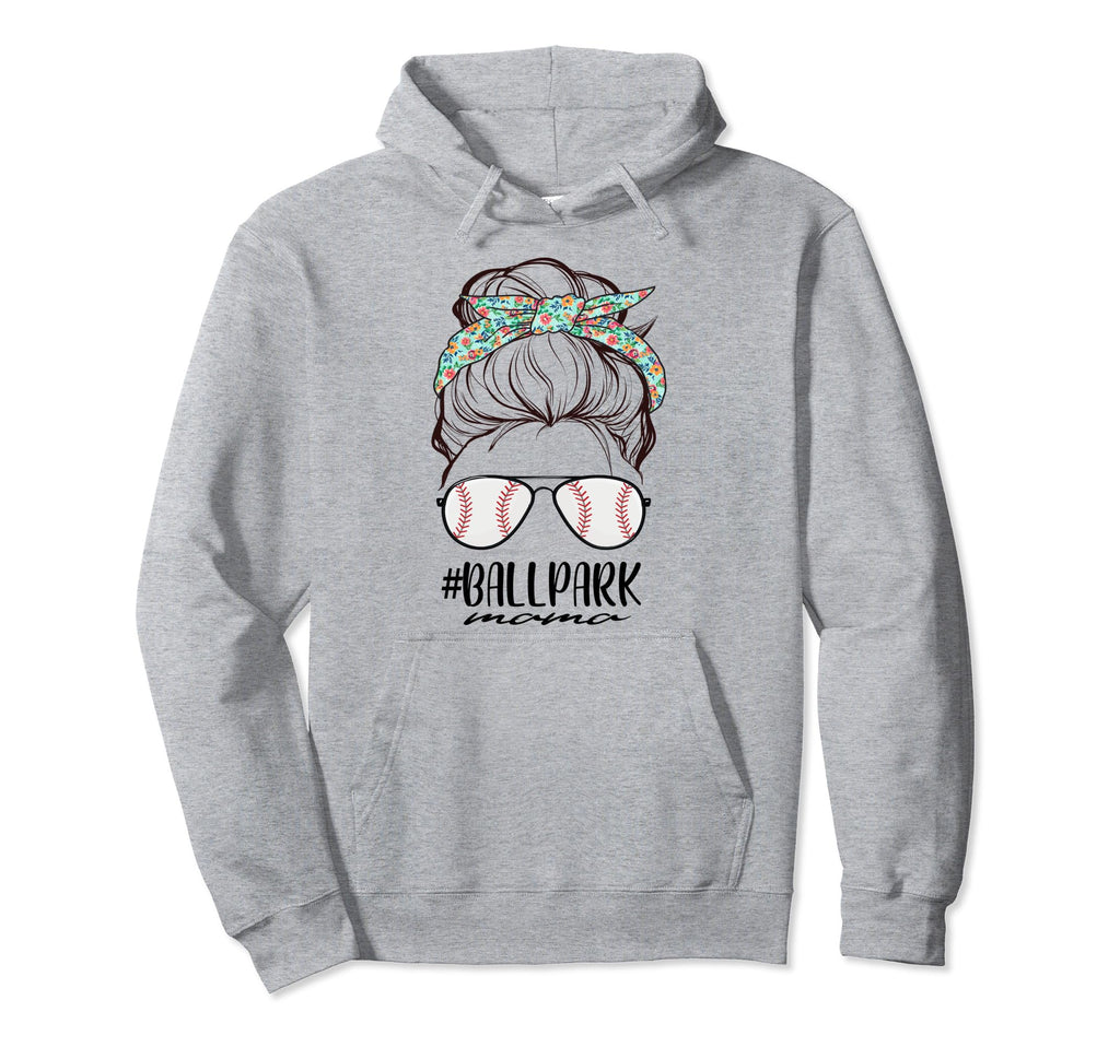 Ball Park Mama Baseball Softball Hoodie - Custom Art Print for Adults - T-Shirt, Sweatshirt, Hoodie